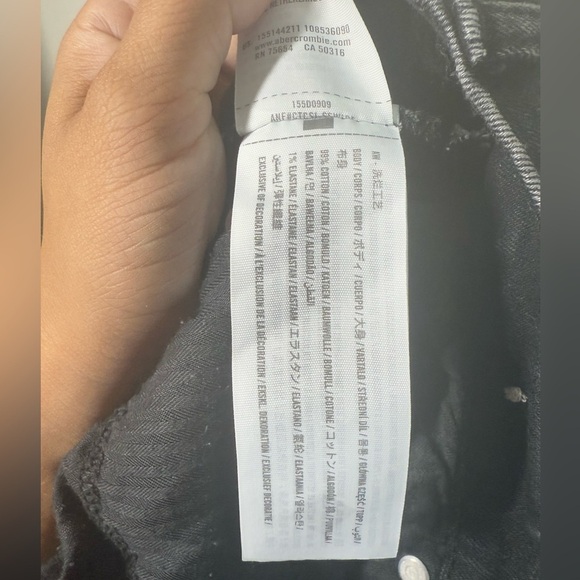 Abercrombie & Fitch The Ankle Straight Ultra High Rise Size 28 - Picture 5 of 5